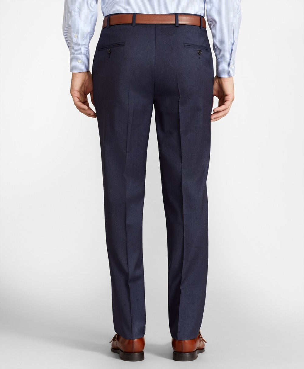 BrooksFlex™ Regent-Fit Wool Trousers, Unfinished Hem