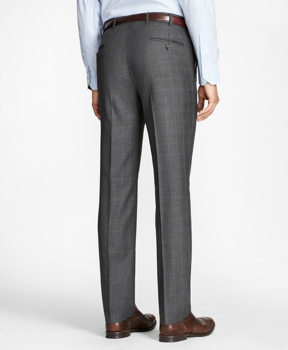 Regent Fit Open Plaid 1818 Suit