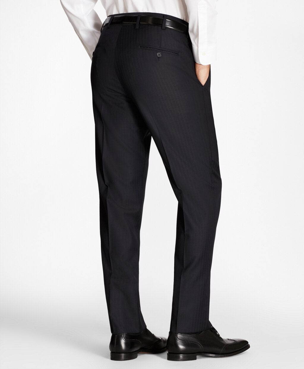 Regent Fit Blue Herringbone 1818 Suit