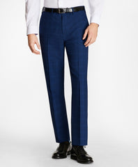 Regent Fit Saxxon™ Wool Three-Button Plaid 1818 Suit