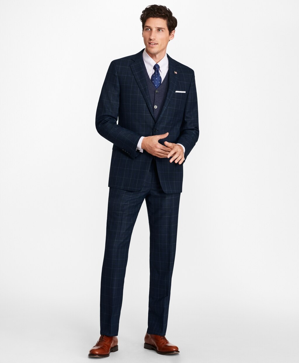 Regent Fit Windowpane 1818 Suit