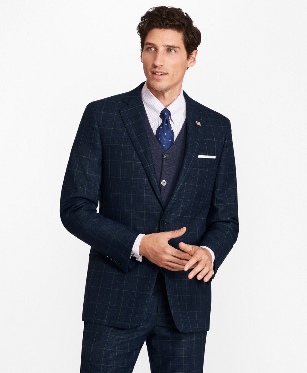 Regent Fit Windowpane 1818 Suit