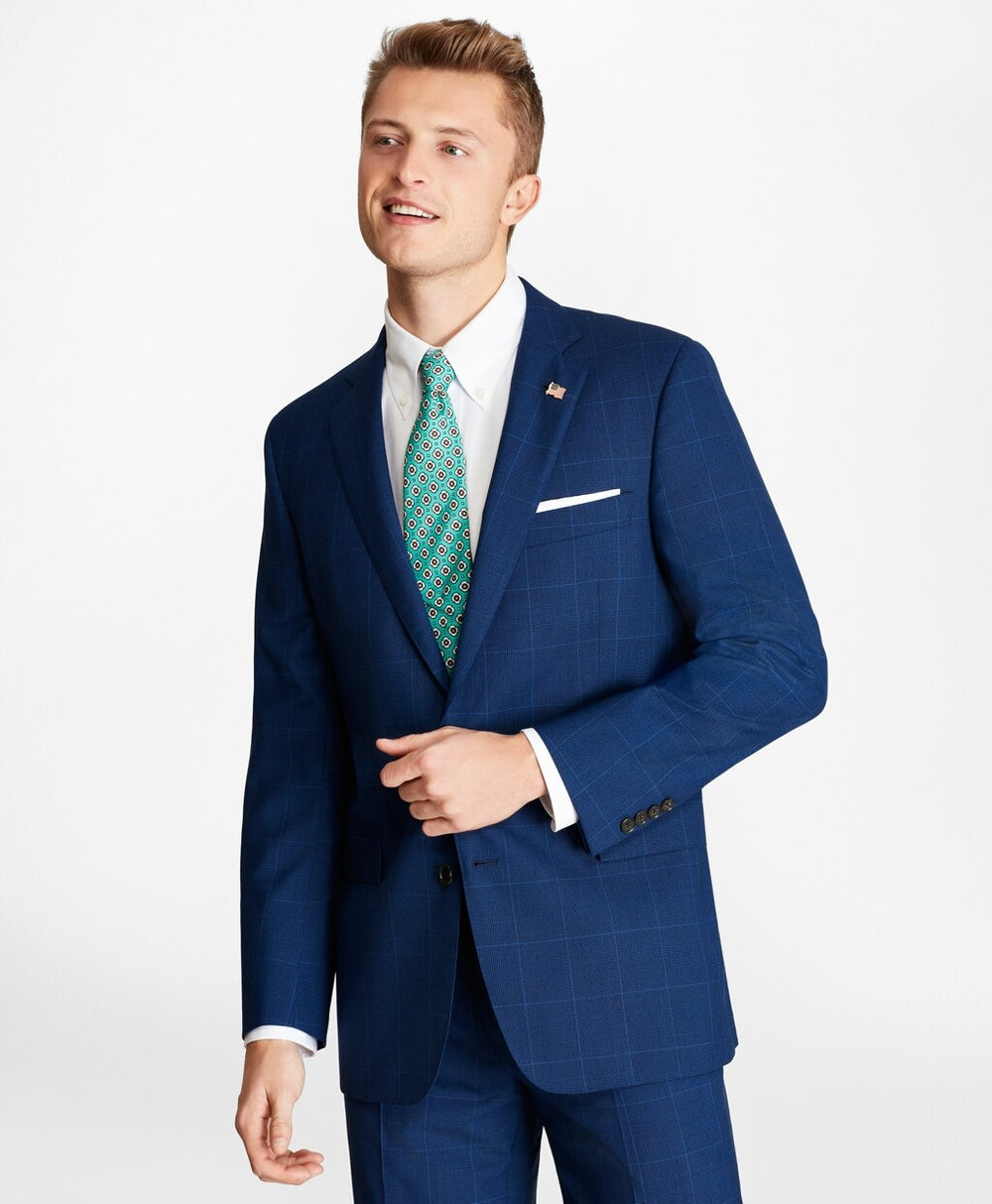 Regent Fit Plaid 1818 Suit