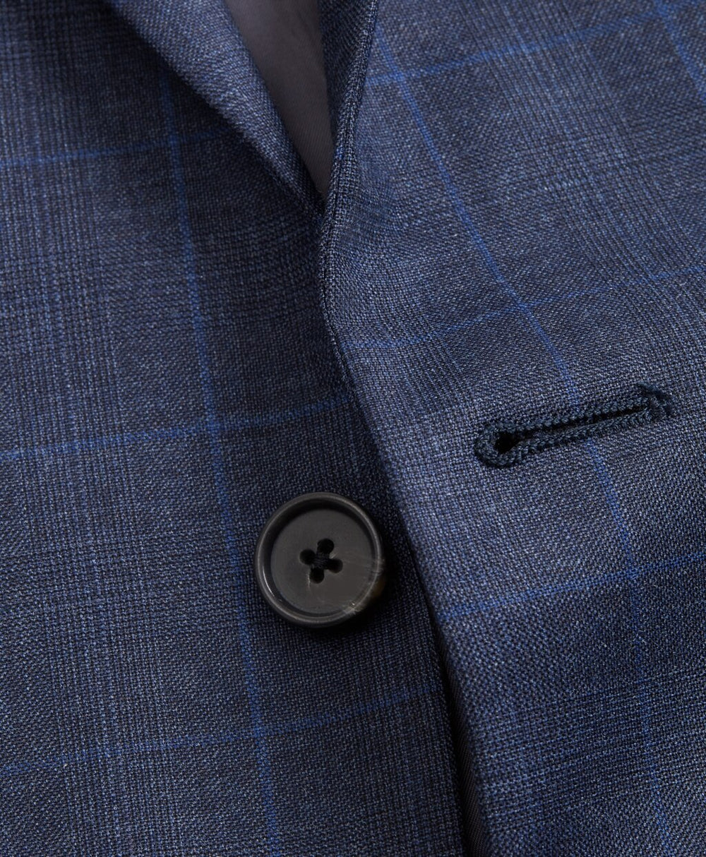 Milano Fit Plaid 1818 Suit