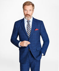 Madison Fit Saxxon™ Wool Plaid 1818 Suit