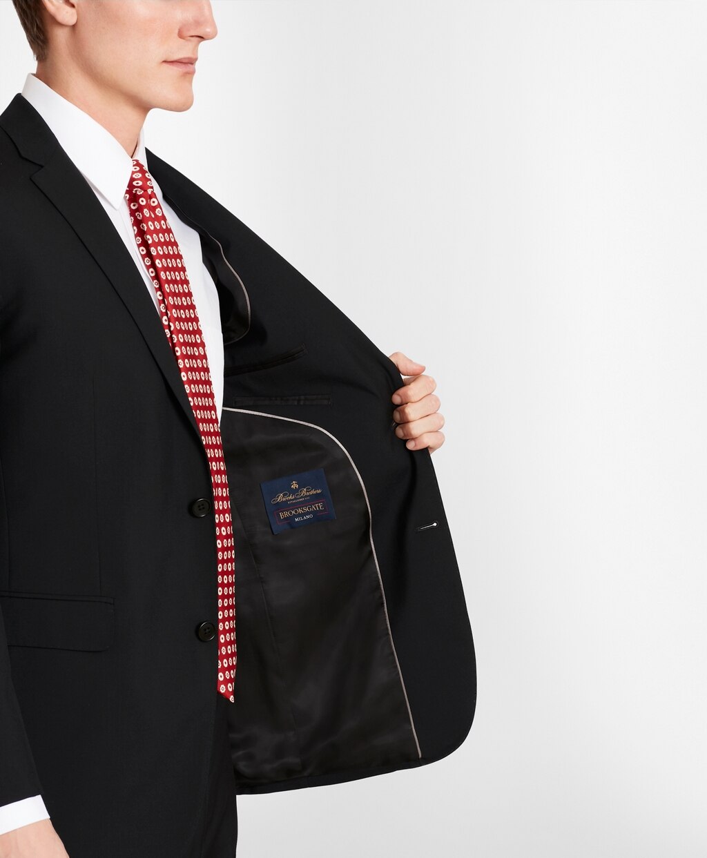 BrooksGate™ Milano-Fit Wool Suit Jacket