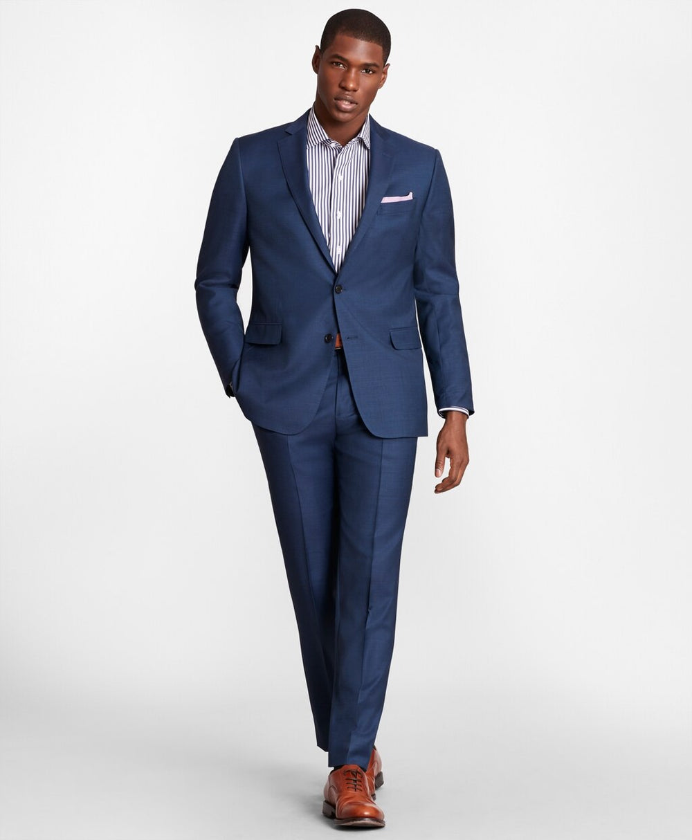 BrooksGate™ Regent-Fit Wool Twill Suit Pants