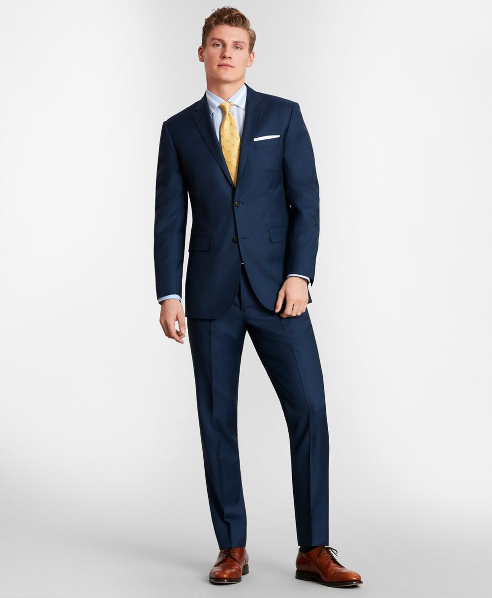BrooksGate™ Milano-Fit Wool Twill Suit Pants