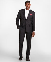 BrooksGate™ Regent-Fit Striped Wool Twill Suit Pants