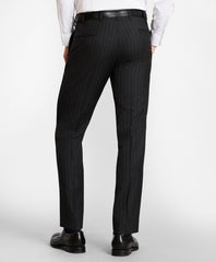 BrooksGate™ Milano-Fit Striped Wool Twill Suit Pants
