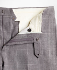 BrooksGate™ Regent-Fit Windowpane Wool Suit Pants