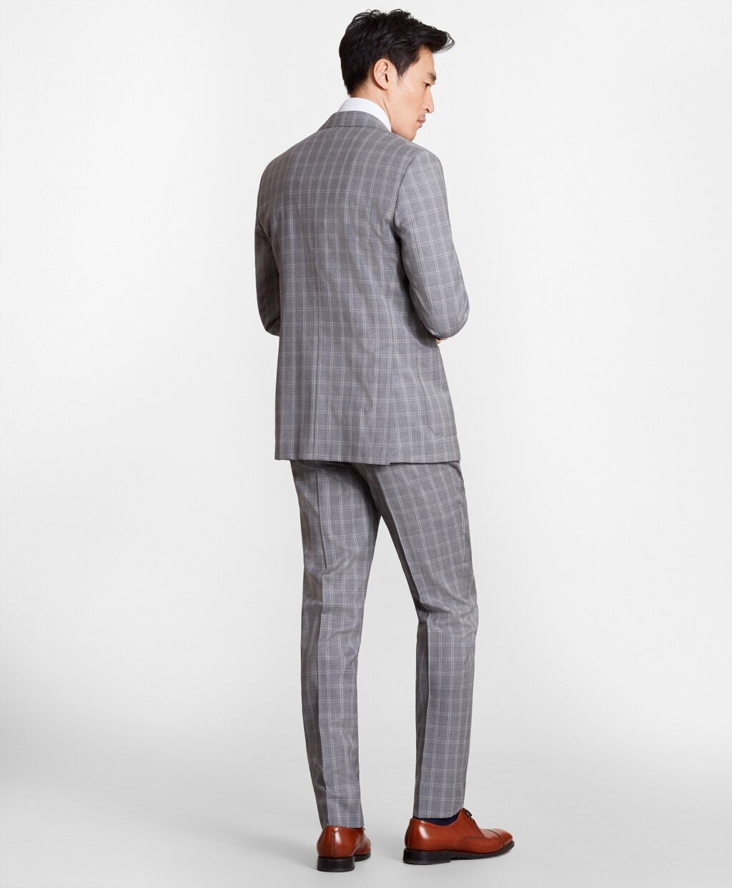 Regent Fit Three-Button Check 1818 Suit
