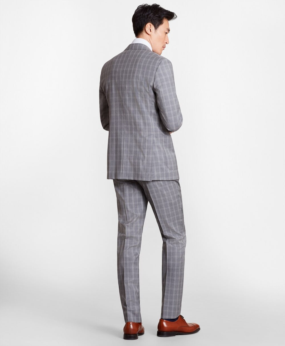 Regent Fit Three-Button Check 1818 Suit