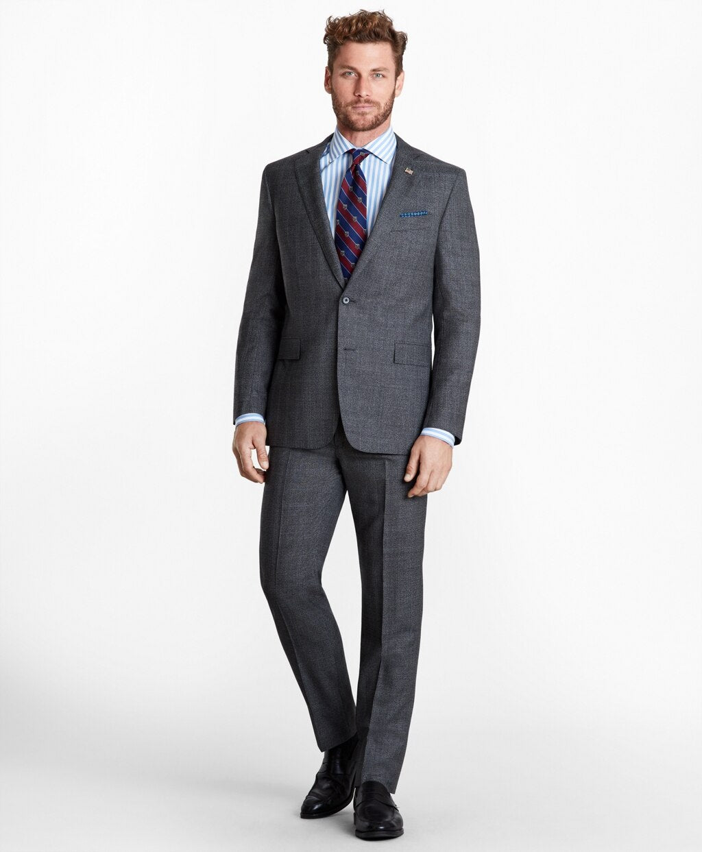 Regent Fit Glen Plaid 1818 Suit
