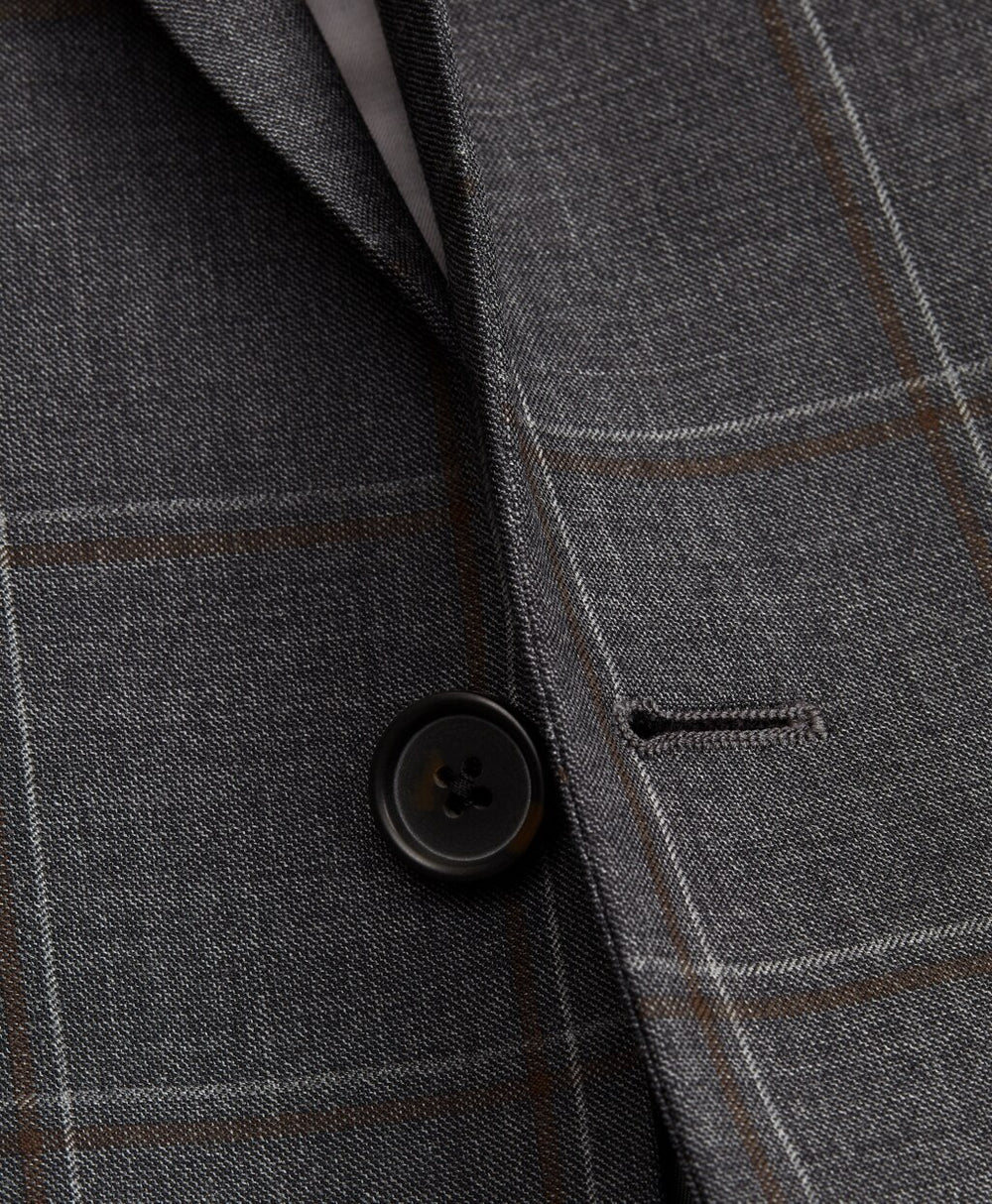 Regent Fit Multi-Plaid 1818 Suit