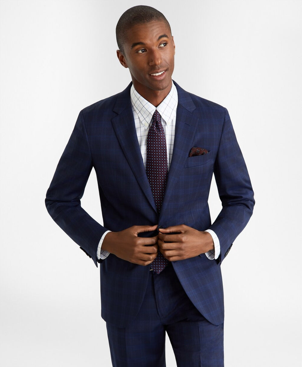 Milano Fit Glen Plaid 1818 Suit