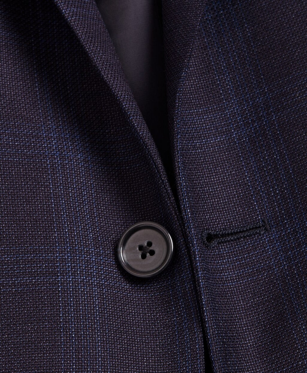 Regent Fit Plaid 1818 Suit