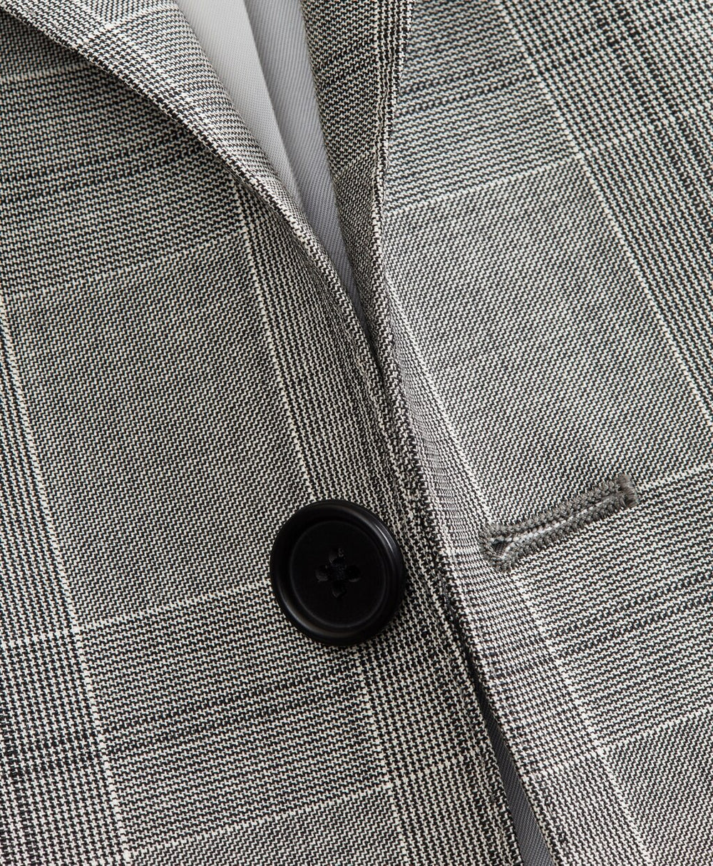 Regent Fit Three-Button Plaid 1818 Suit