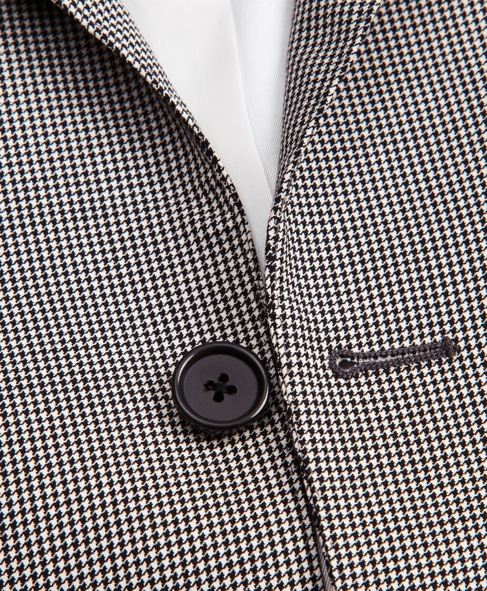 Regent Fit Three-Button Houndstooth 1818 Suit