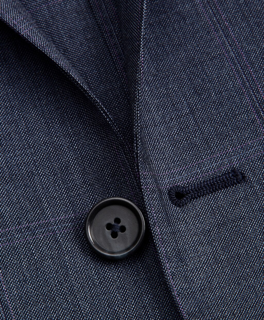 Regent Fit Two-Button Plaid 1818 Suit