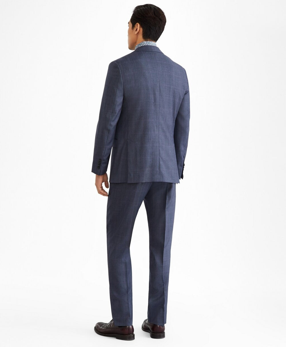 Regent Fit Two-Button Plaid 1818 Suit