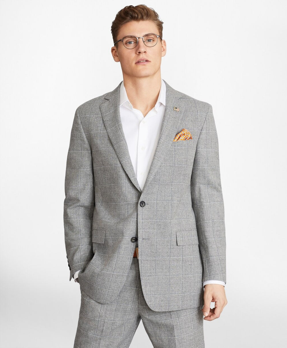 Regent Fit Multi-Plaid 1818 Suit