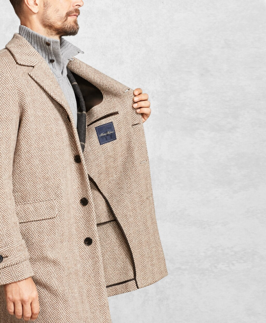 Golden Fleece® Herringbone Topcoat