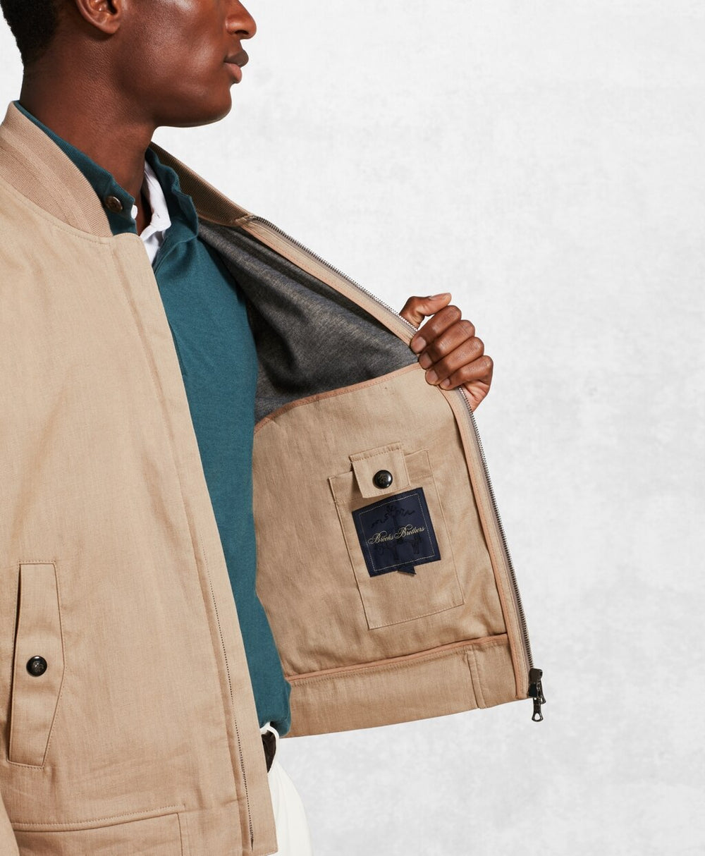 Golden Fleece® Linen Bomber