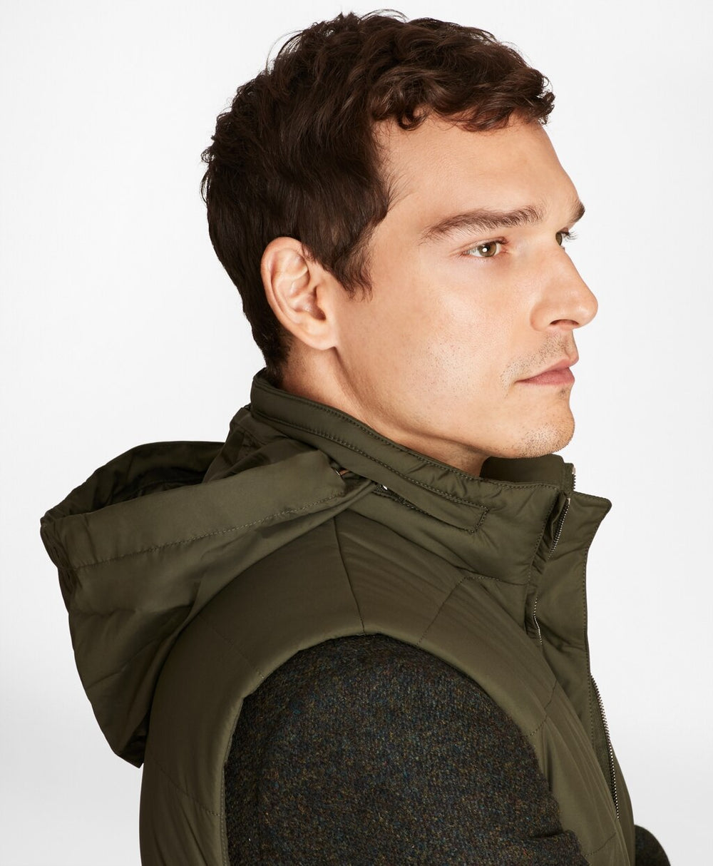 Water-Repellent Tech Twill Quilted Vest