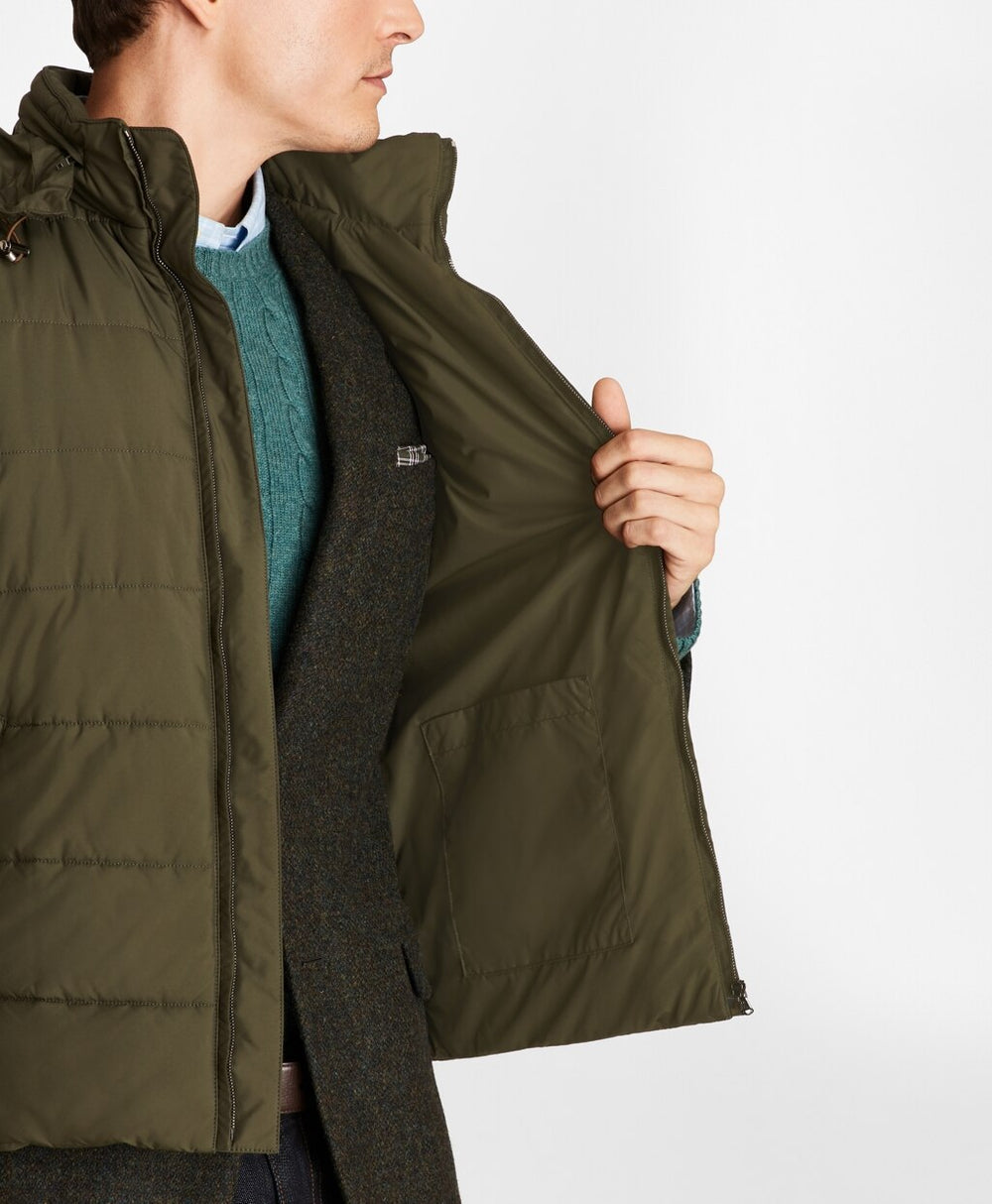 Water-Repellent Tech Twill Quilted Vest