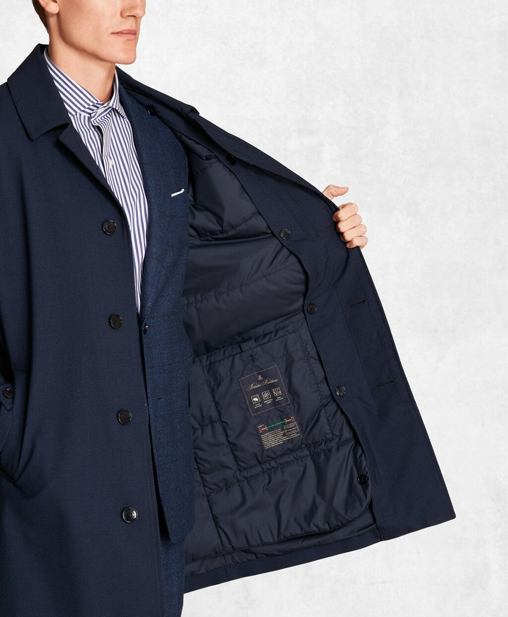 Golden Fleece® BrooksTech™ Wool-Blend Trench Coat