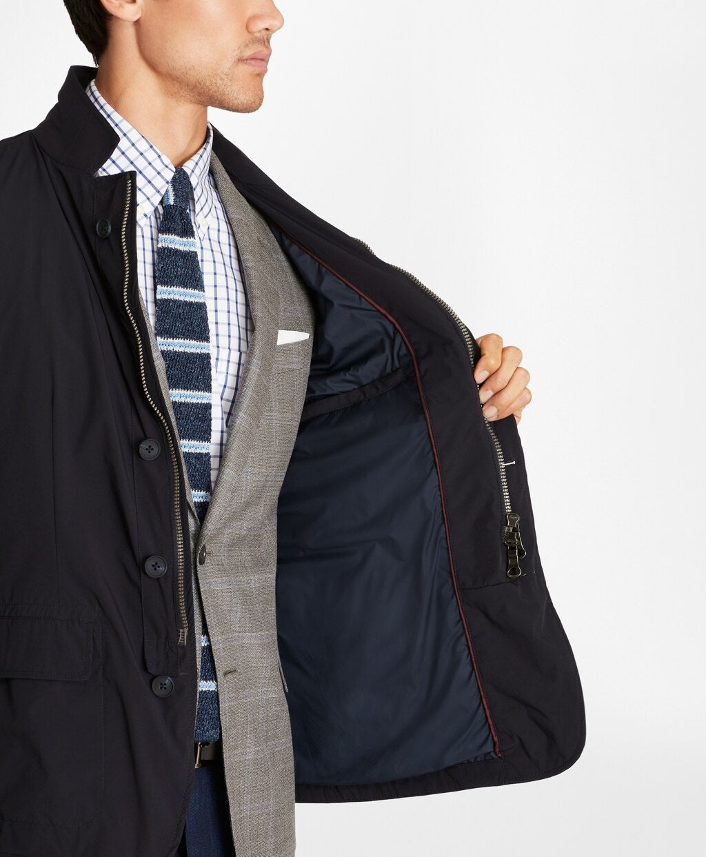 Water-Repellent Stretch Hybrid Jacket