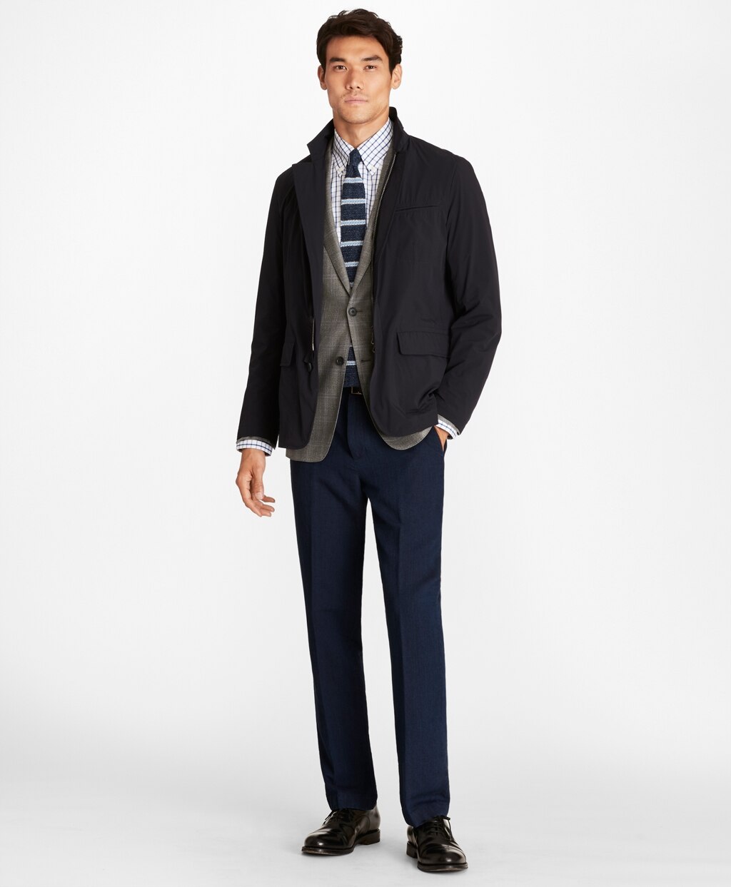 Water-Repellent Stretch Hybrid Jacket