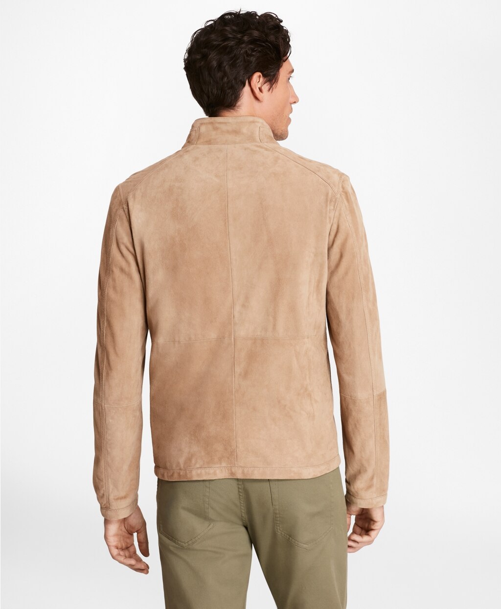 Suede Bomber Jacket
