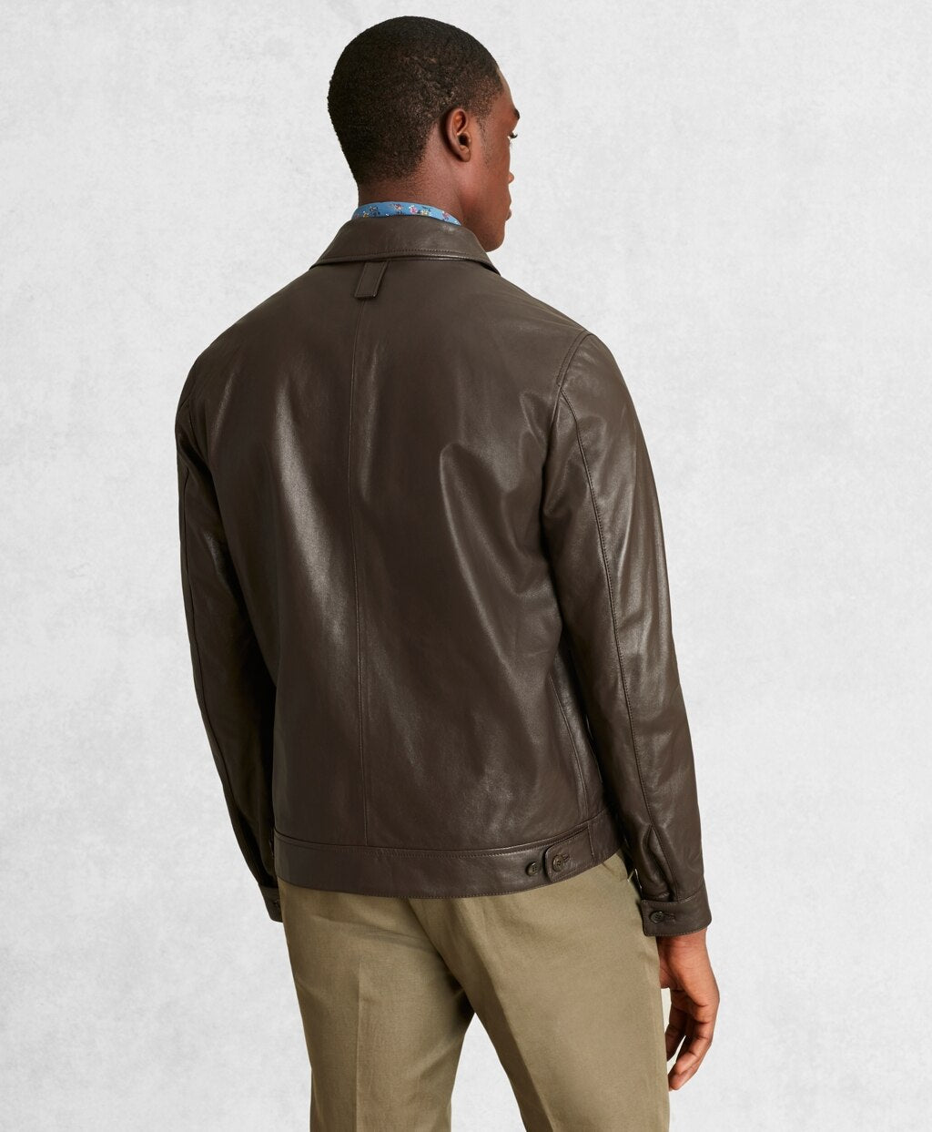 Golden Fleece® Leather Bomber Jacket
