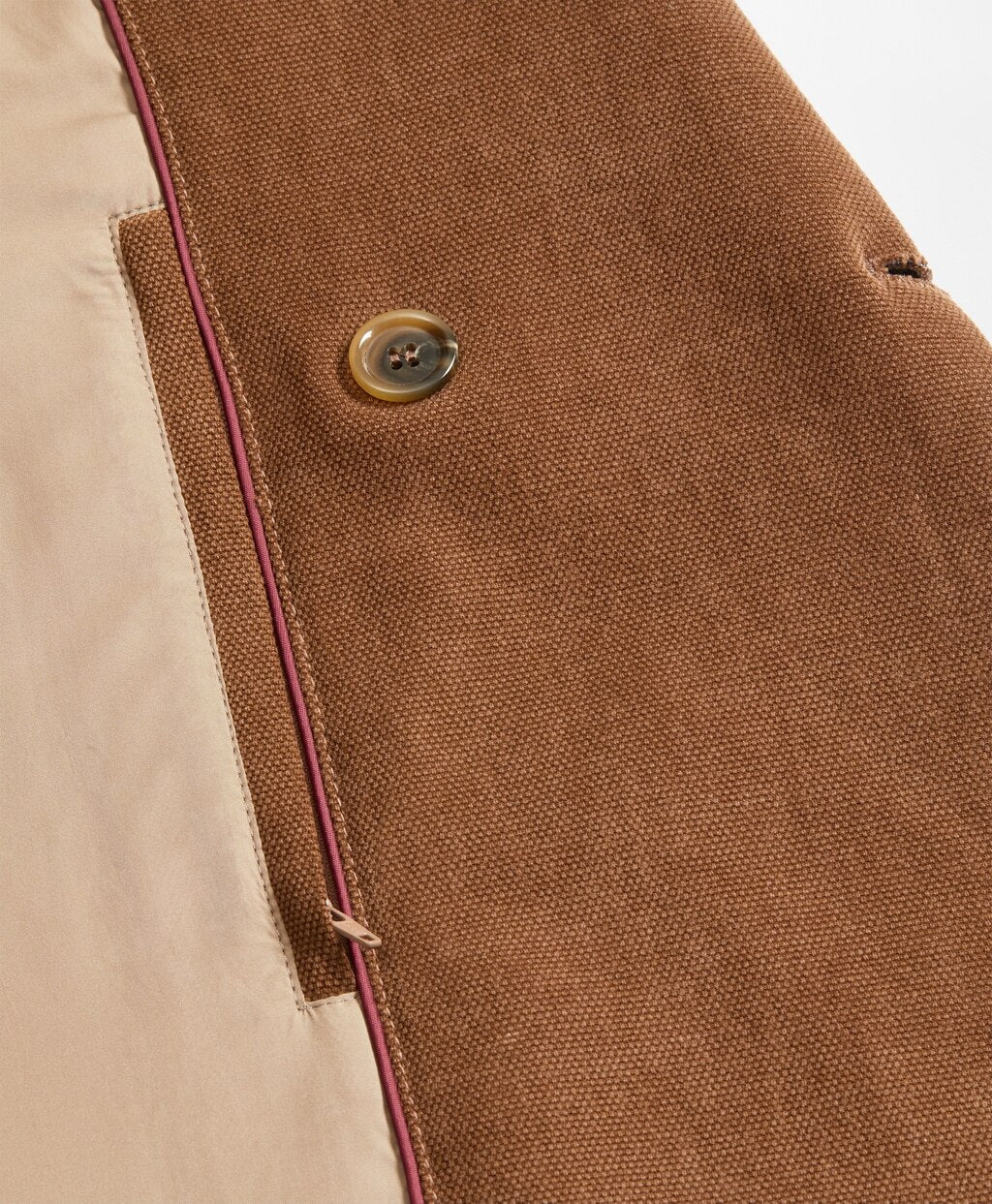 Brushed Canvas Peacoat