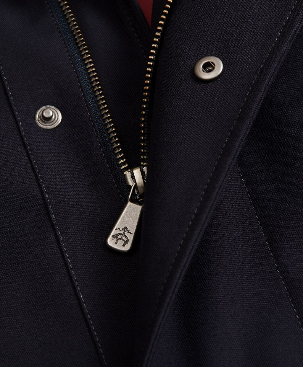 Bonded Twill Hooded Topcoat