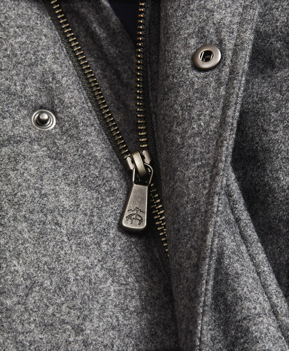 Flannel Puffer Coat