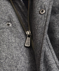 Flannel Puffer Coat