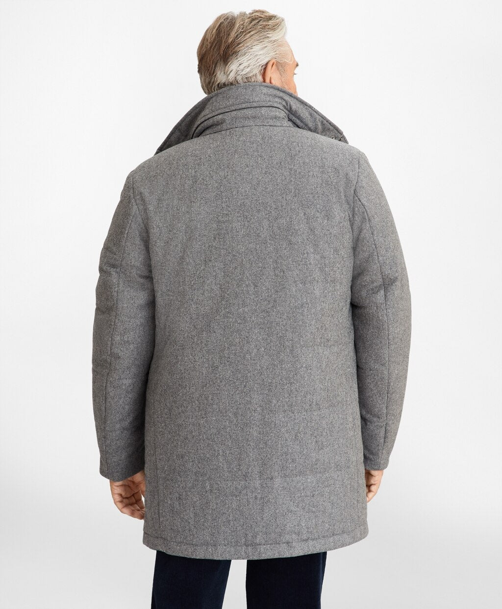 Flannel Puffer Coat