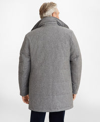 Flannel Puffer Coat