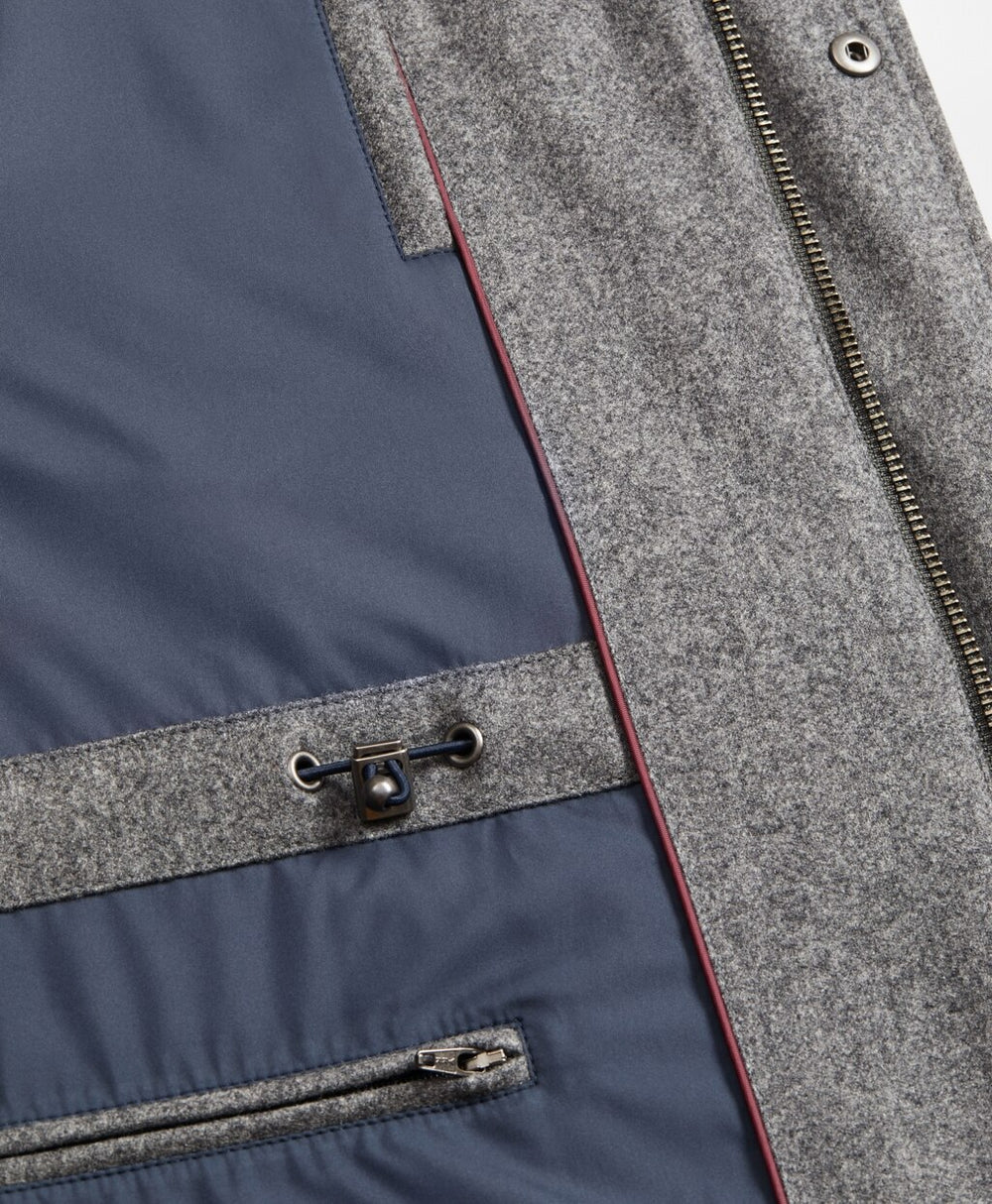 Flannel Puffer Coat