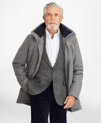Flannel Puffer Coat