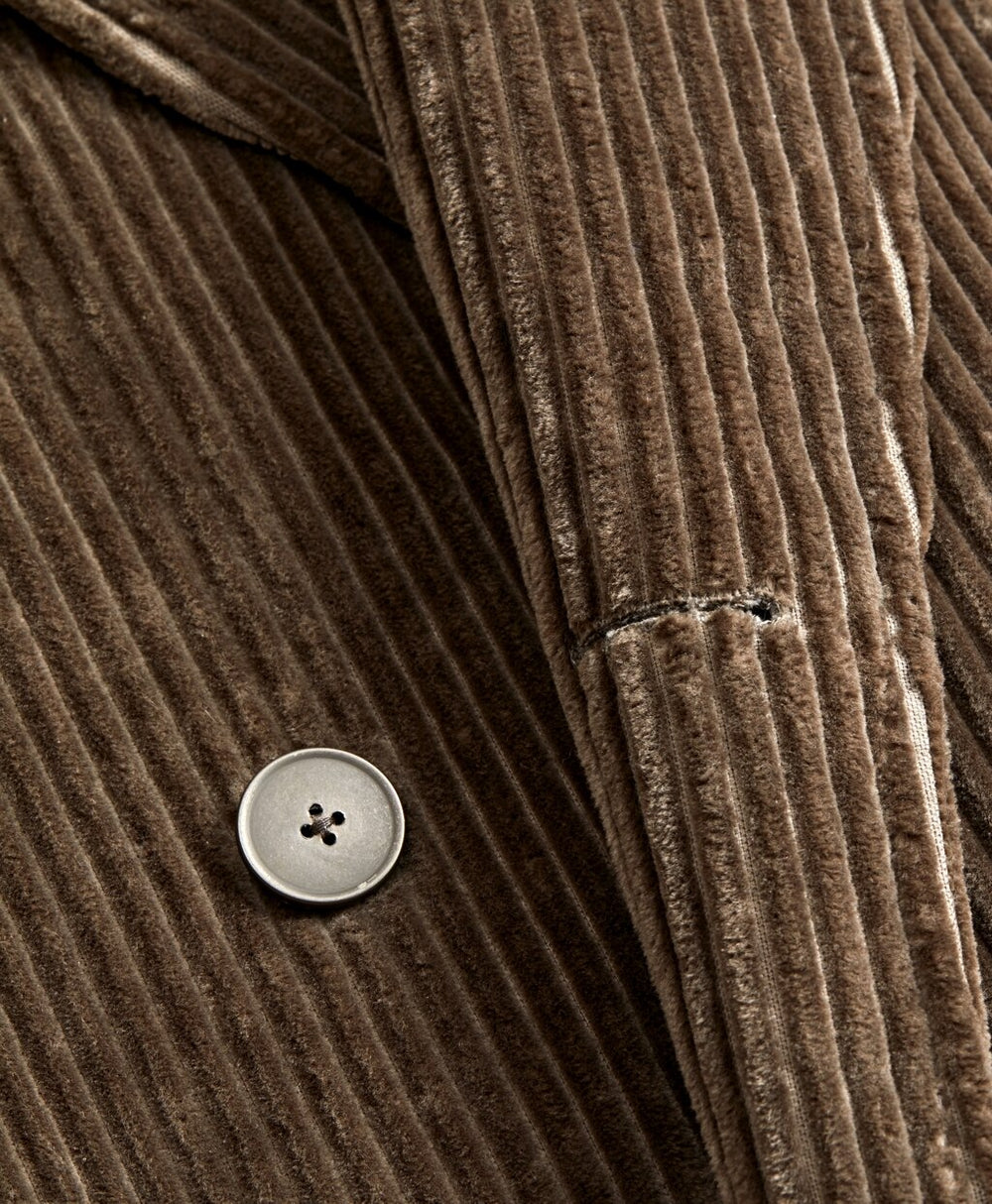 Golden Fleece® Double-Breasted Corduroy Topcoat
