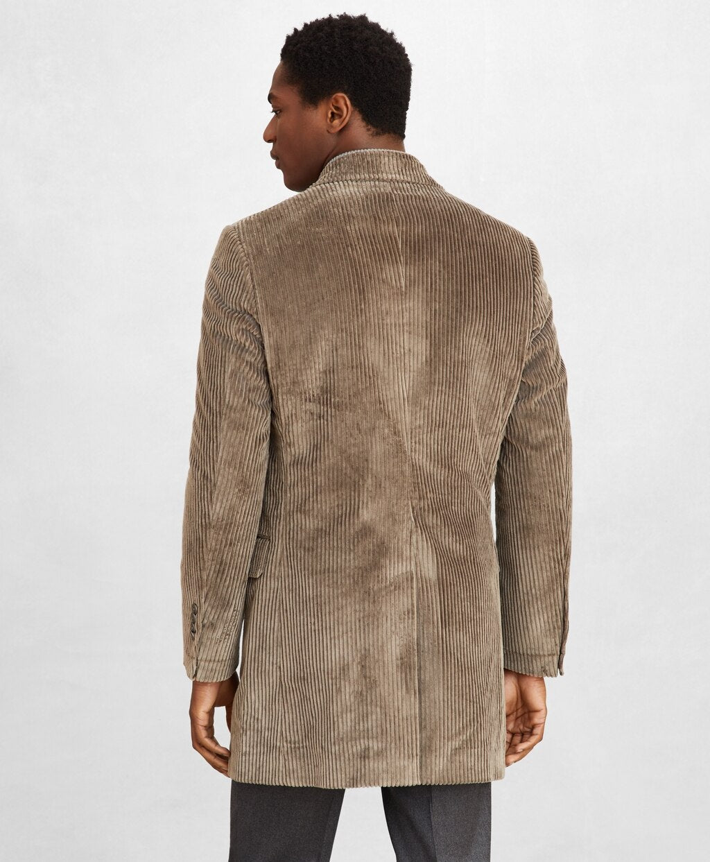 Golden Fleece® Double-Breasted Corduroy Topcoat