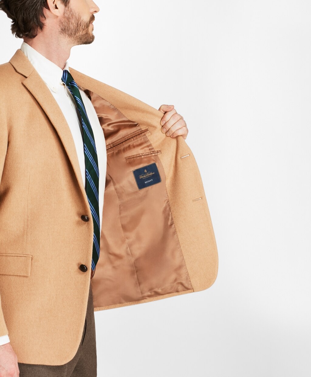 Regent Fit Camel Hair Sport Coat