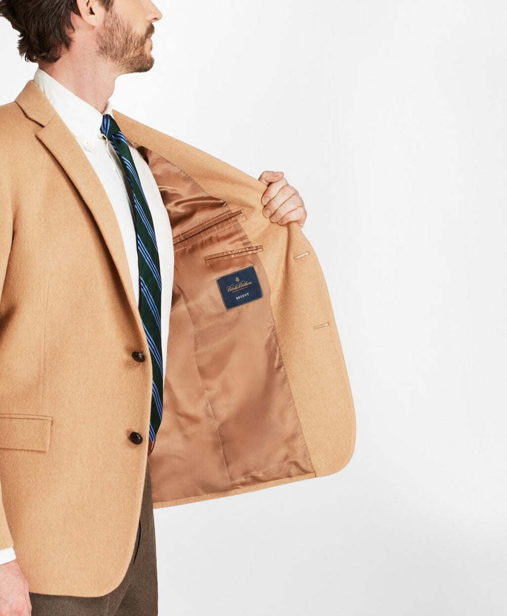 Regent Fit Camel Hair Sport Coat