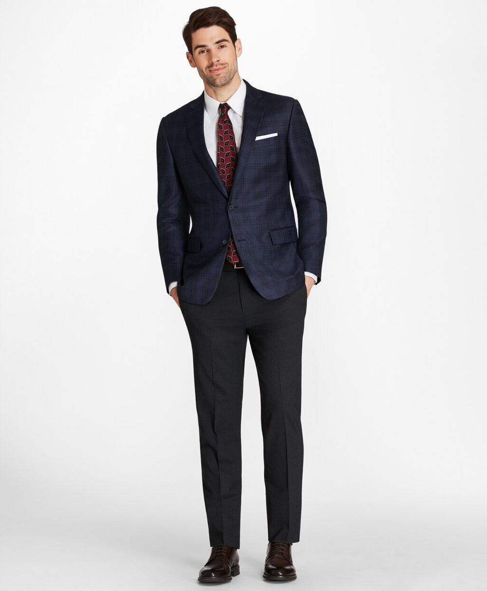 Regent Fit Blue Plaid with Deco Sport Coat