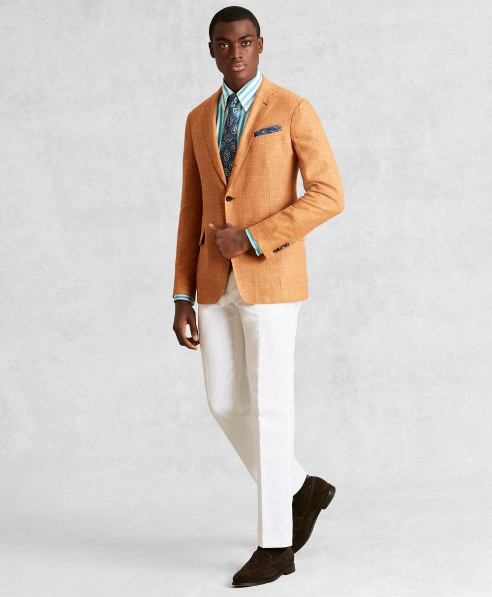 Golden Fleece® Wool-Blend Basketweave Sport Coat