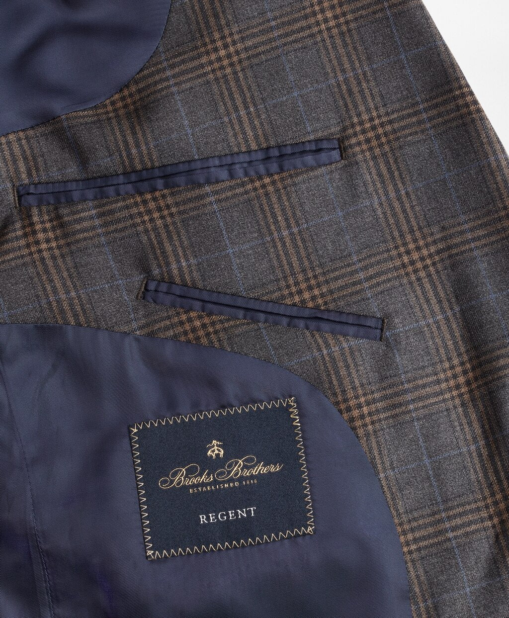Regent Fit Multi-Plaid Sport Coat